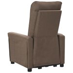 vidaXL Fauteuil Taupe Tissu