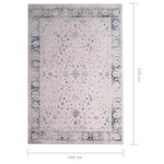 vidaXL Tapis imprimé Multicolore 160x230 cm Tissu