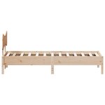 vidaXL Cadre de lit sans matelas 90x190 cm bois de pin massif