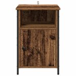 vidaXL Cabinet de chevet Bois ancien 40 x 42 x 60 cm Bois d'ingénierie