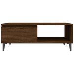 vidaXL Table basse Chêne marron 90x60x35 cm Aggloméré