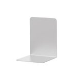 Lot de 2 Serre-livres en aluminium 10 x 10 x 13 cm Aluminium MAUL
