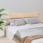 vidaXL Tête de lit 154x3x81 cm Bois massif de pin