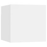 vidaXL Ensemble de meubles TV 10 Pièces Blanc Bois d'ingénierie
