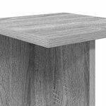 vidaXL Support de Plante 2 pièces Sonoma gris 25 x 25 5 x 100 5 cm