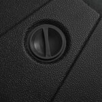 vidaXL Ensemble de base pour parapluie 2 Pièces Noir 88.5 x 88.5 x 12 cm