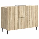 vidaXL Buffet Chêne Sonoma 89 x 34 5 x 62 cm Bois d'ingénierie