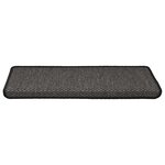 vidaXL Tapis d'escalier autocollants 30 Pièces 65x21x4 cm anthracite
