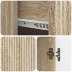 vidaXL Buffet Chêne Sonoma 66 x 34 5 x 90 cm Bois d'ingénierie