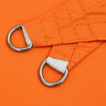 vidaXL Voile de parasol tissu oxford rectangulaire 3 5x4 5 m orange