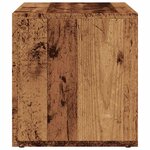 vidaXL Boîtes de rangement LP vieux bois 69 5x34x36 cm bois ingénierie
