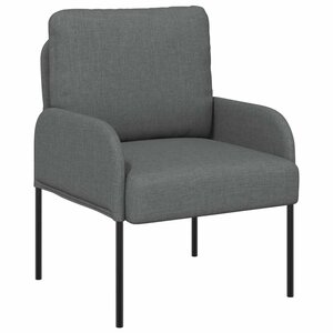 vidaXL Canapés avec coussin 55cm Gris foncé Contreplaqué
