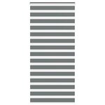 vidaXL Store zèbre gris foncé largeur du tissu 100 9 cm polyester