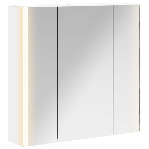 vidaXL Armoire Miroir de Salle de Bain Blanc 63 5 x 15 5 x 60 5 cm