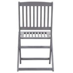 vidaXL Chaises pliables d'extérieur lot de 4 Bois d'acacia solide