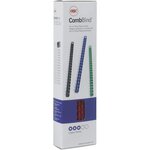 Lot de 100 CombBind Peignes de reliure noir 10 mm GBC