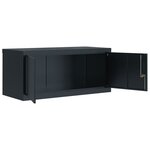 vidaXL Classeur anthracite 90x40x40 cm acier