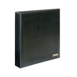 Album Lindner à 2 vis pour timbres-poste avec 10 feuilles mobiles. Couleur - Noir