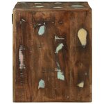 vidaXL Meuble TV 2 Pièces Multicolore bois de récupération massif