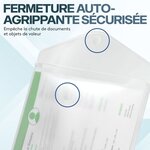 ACROPAQ 10 Pochettes Porte -Documents A4 avec Scratch- Restez Organisé avec Style
