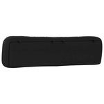 vidaXL Coussin de tête de lit Hvar noir 200 cm similicuir