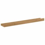 vidaXL Étagère Murale 2 Pièces Marron 60 x 9 x 3 cm Bois d'ingénierie
