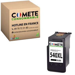 COMETE, Entreprise  française - 540XL noire - Cartouches  Compatibles CANON