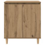 vidaXL Buffet chêne artisanal 60x35x70 cm bois d'ingénierie