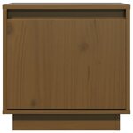 vidaXL Tables de chevet 2Pièces Marron miel 40x30x40cm Bois de pin solide