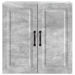 vidaXL Armoire Murale Gris béton 59 x 31 x 60 cm Bois d'ingénierie