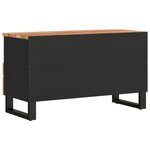 vidaXL Meuble TV 80x33x46 cm bois d'acacia solide et bois d'ingénierie