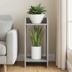 vidaXL Support de Plante Sonoma gris 30 x 30 x 60 cm Bois d'ingénierie