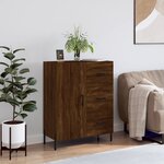 vidaXL Buffet chêne marron 69 5x34x90 cm bois d'ingénierie