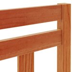 vidaXL Tête de lit cire marron 100 cm bois massif de pin