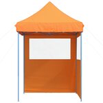 vidaXL Tente de fête 200 x 200 x 306 cm Orange Tissu Oxford