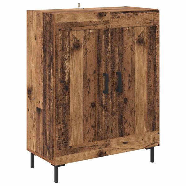 vidaXL Buffet Bois Ancien 69 5 x 34 x 90 cm Bois d'ingénierie et fer