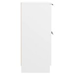 vidaXL Buffet Blanc 60x30x70 cm Bois d'ingénierie