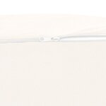 vidaXL Coussin pour jambes Blanc 68 x 41 x 24 cm