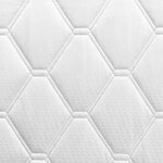 Sommier + matelas 140 x 190 cm - Ressorts - 7 zones - 19 cm