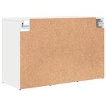 vidaXL Cabinet à chaussures Blanc 103x30x51 cm Bois d'ingénierie