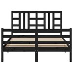 vidaXL Cadre de lit sans matelas 140x200 cm bois massif