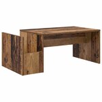 vidaXL Table basse Bois ancien 90 x 45 x 35 cm Bois d'ingénierie