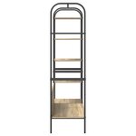 vidaXL Porte-vêtements avec Étagères Chêne de Sonoma 120x44x160 cm Bois d'ingénierie