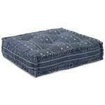 vidaXL Coussin Bleu 70 x 70 x 36 cm Polyester