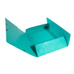 Chemise 3 rabats élastiques Max Capacité IDERAMA Carte pelliculée 425g Vert EXACOMPTA