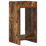 vidaXL Support de Plante Chêne fumé 30 x 30 x 60 cm Bois d'ingénierie