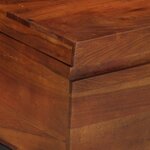 vidaXL Coffre de rangement 110x35x41 cm Bois d'acacia solide
