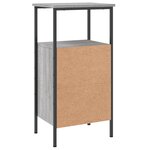 vidaXL Tables de chevet 2 Pièces sonoma gris 41x31x80cm bois d'ingénierie