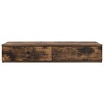 Tiroirs de lit vidaXL en chêne fumé 100x36 5x16 5 cm en bois d'ingénierie
