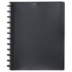 Protège-documents personnalisable viquel géode polypropylène opaque a4 30 pochettes noir